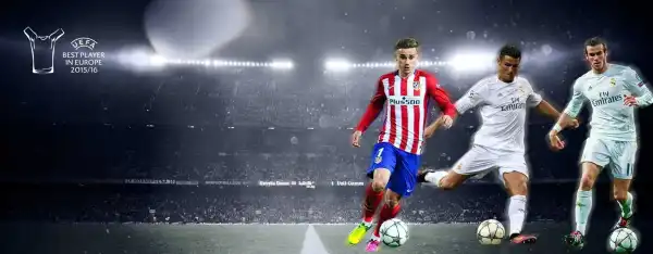 Ronaldo, Bale and Griezmann  Nominated for UEFA’s Best Player in Europe Award
